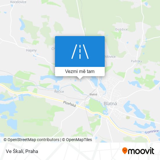 Ve Škalí mapa