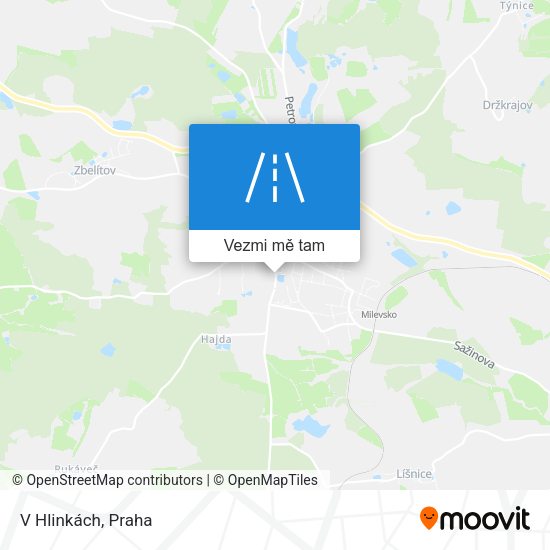 V Hlinkách mapa