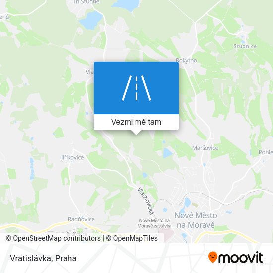 Vratislávka mapa