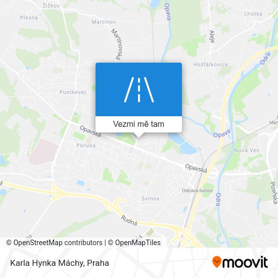Karla Hynka Máchy mapa