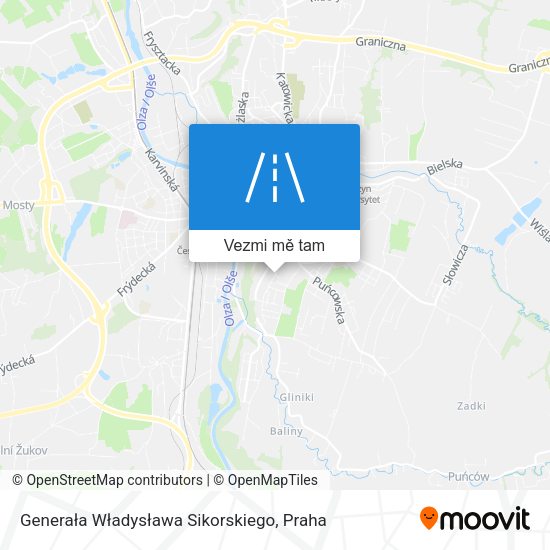 Generała Władysława Sikorskiego mapa