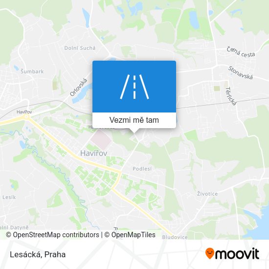 Lesácká mapa