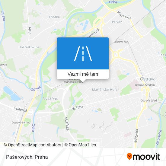 Pašerových mapa