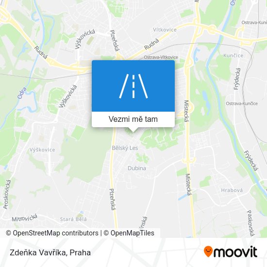 Zdeňka Vavříka mapa