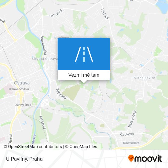 U Pavlíny mapa