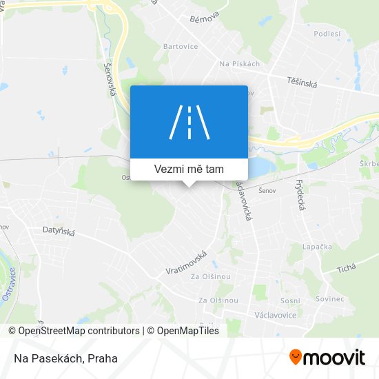 Na Pasekách mapa