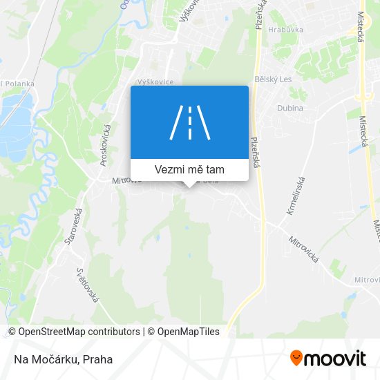Na Močárku mapa