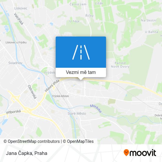 Jana Čapka mapa