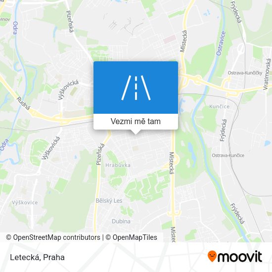 Letecká mapa