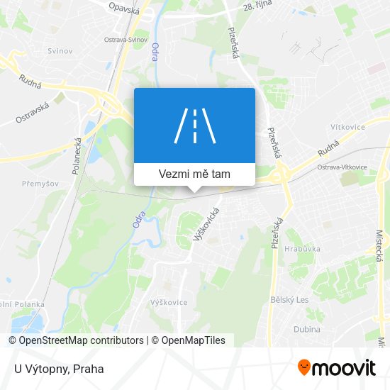 U Výtopny mapa