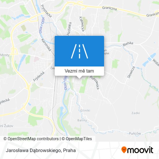 Jarosława Dąbrowskiego mapa
