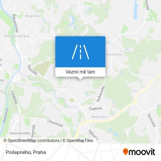 Pošepného mapa