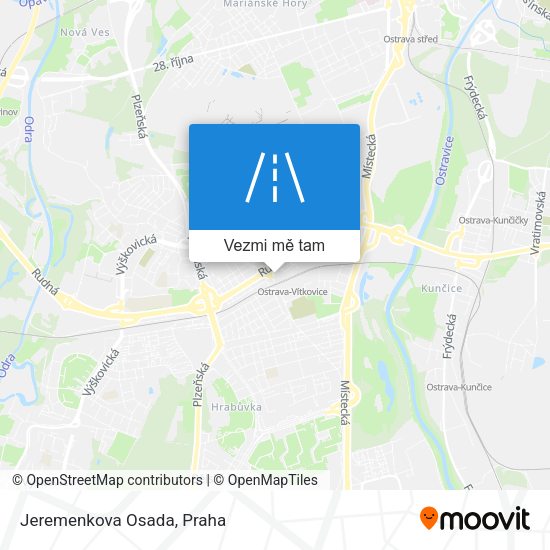 Jeremenkova Osada mapa