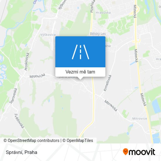 Správní mapa