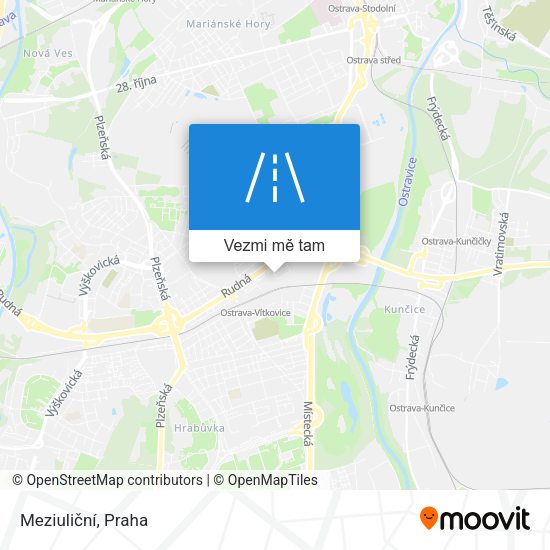 Meziuliční mapa