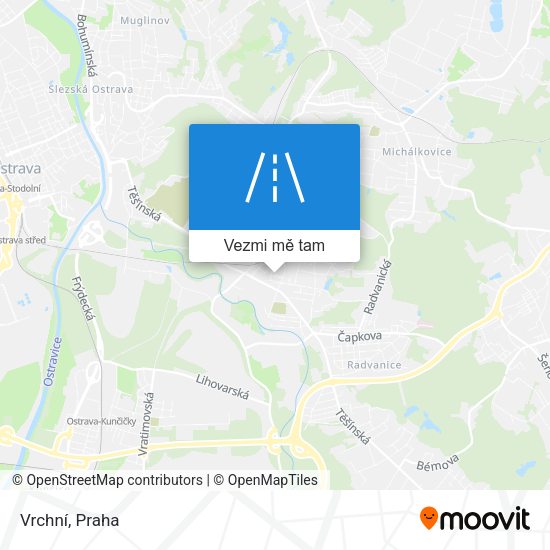 Vrchní mapa