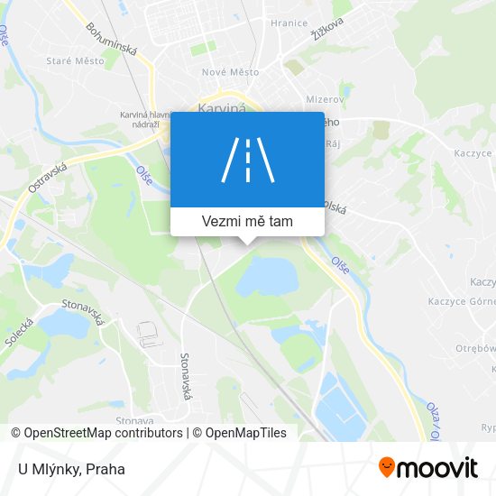 U Mlýnky mapa