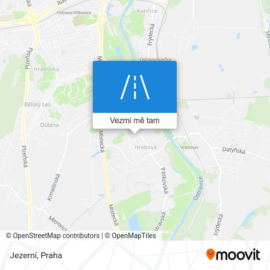 Jezerní mapa