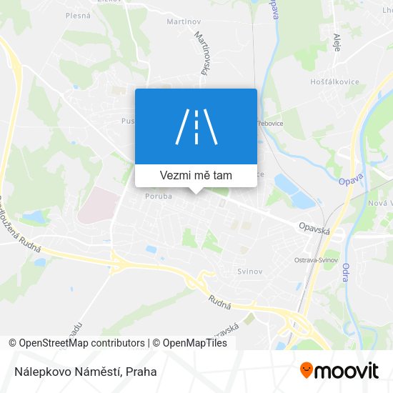 Nálepkovo Náměstí mapa