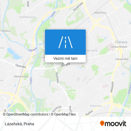 Lázeňská mapa