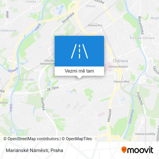Mariánské Náměstí mapa