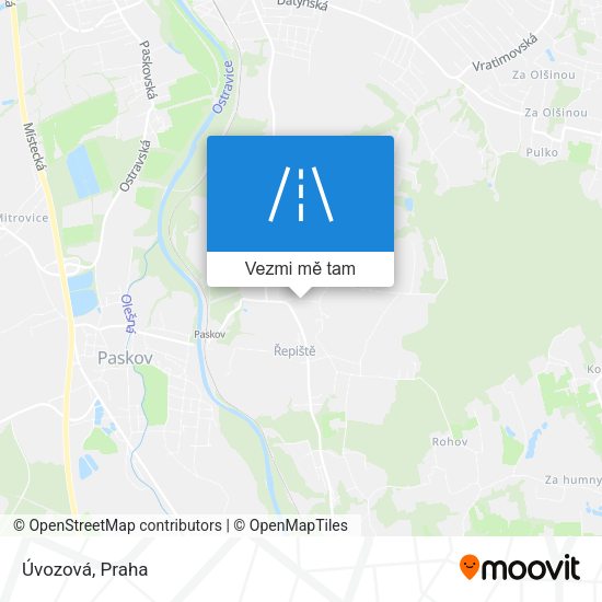 Úvozová mapa
