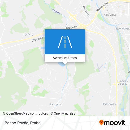 Bahno-Rovňa mapa