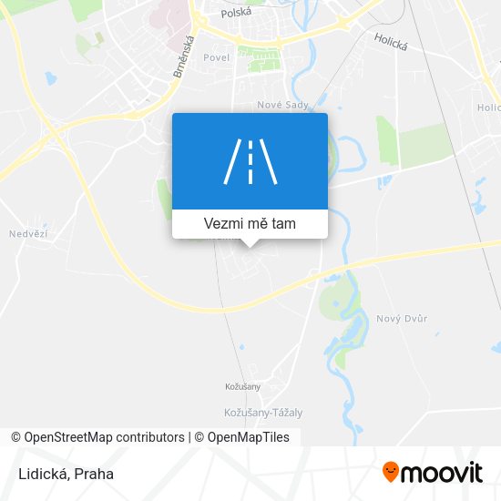 Lidická mapa