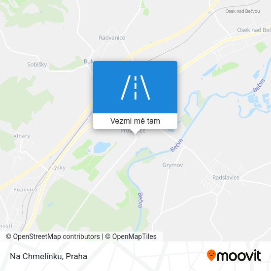 Na Chmelínku mapa