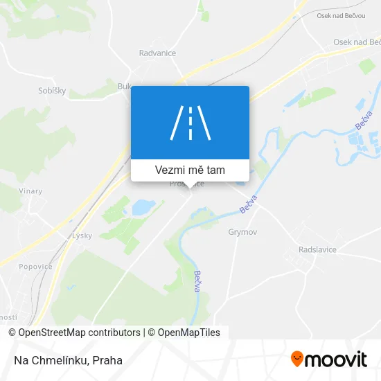 Na Chmelínku mapa