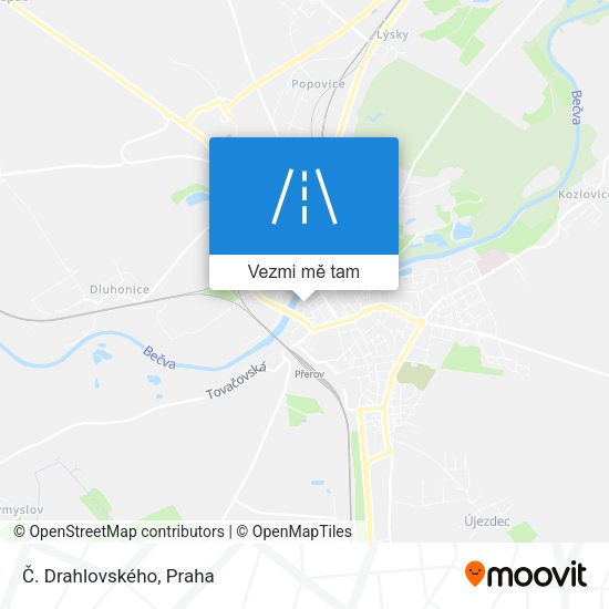 Č. Drahlovského mapa