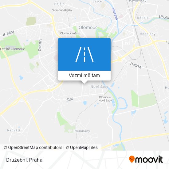 Družební mapa