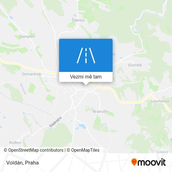 Voldán mapa