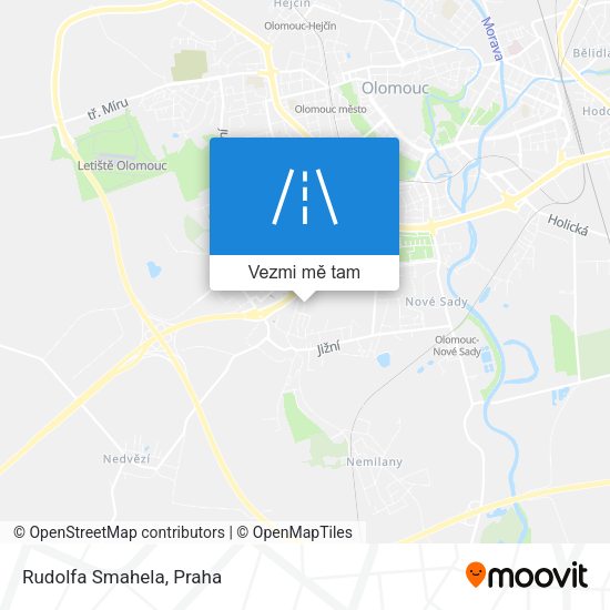 Rudolfa Smahela mapa