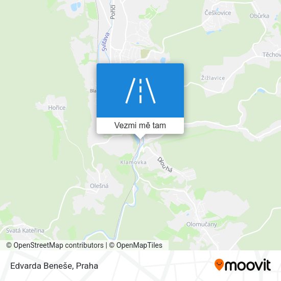 Edvarda Beneše mapa