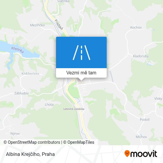 Albína Krejčího mapa