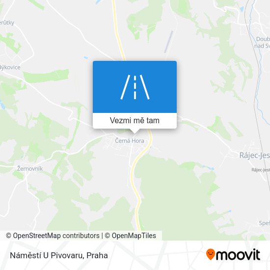 Náměstí U Pivovaru mapa