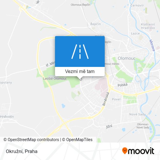 Okružní mapa