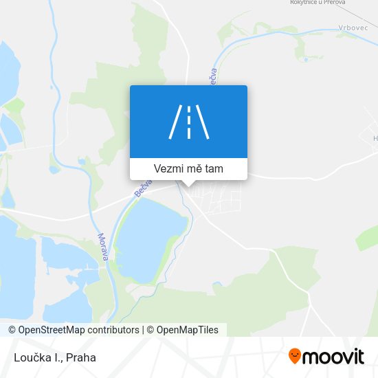 Loučka I. mapa