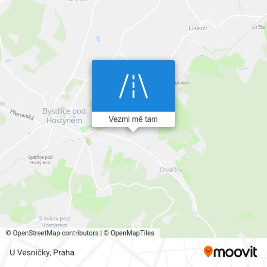 U Vesničky mapa
