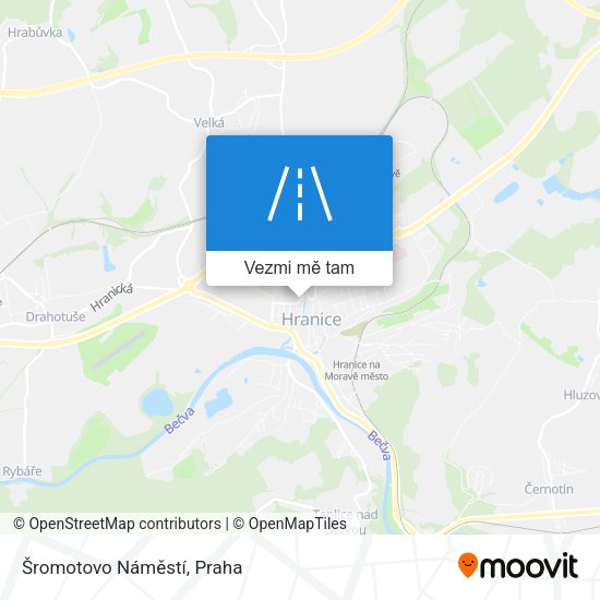 Šromotovo Náměstí mapa