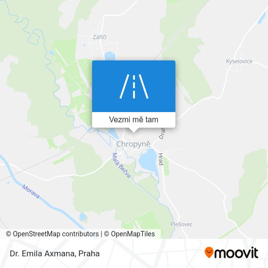 Dr. Emila Axmana mapa