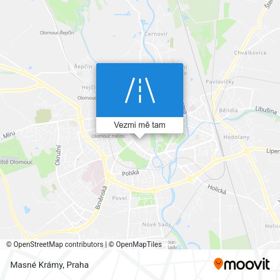 Masné Krámy mapa