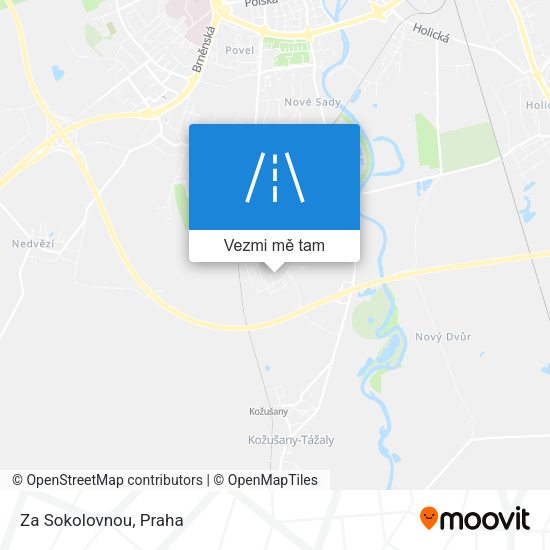 Za Sokolovnou mapa