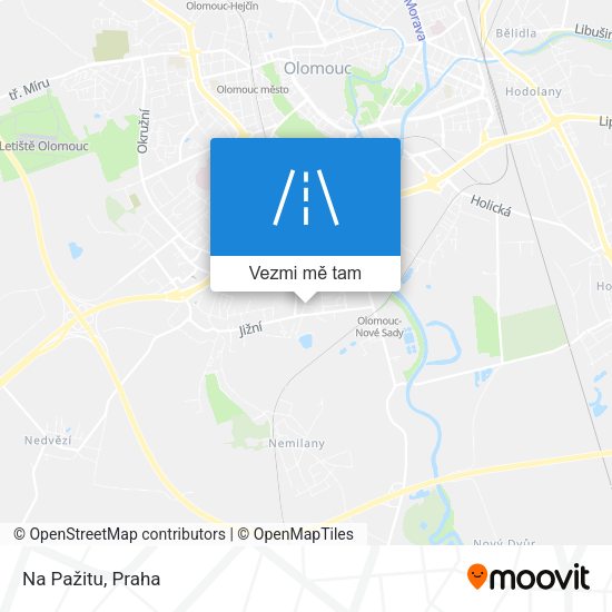 Na Pažitu mapa