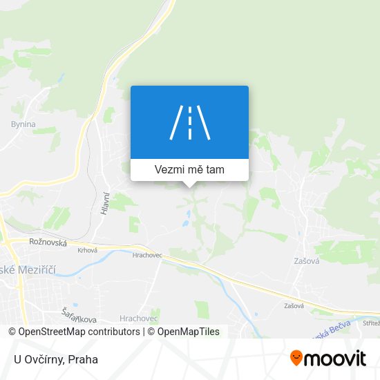 U Ovčírny mapa