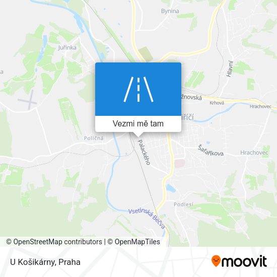 U Košikárny mapa