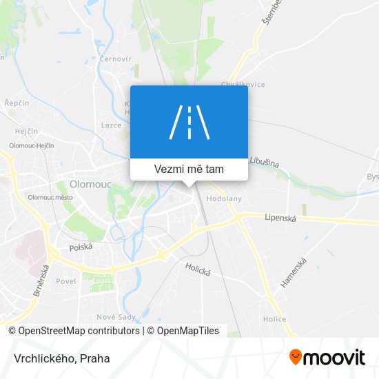 Vrchlického mapa