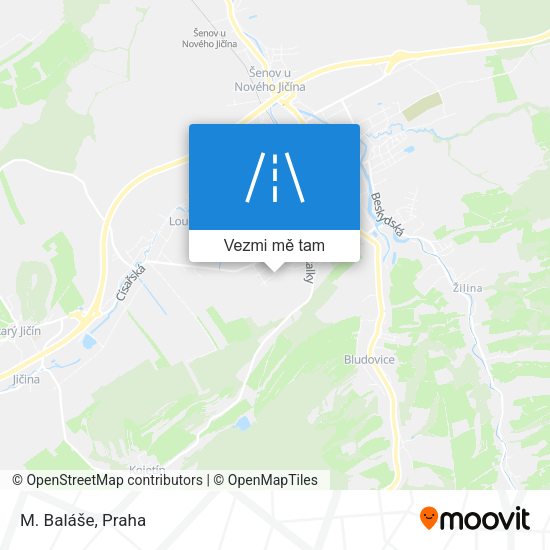 M. Baláše mapa