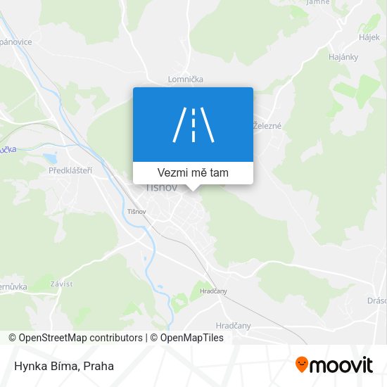 Hynka Bíma mapa
